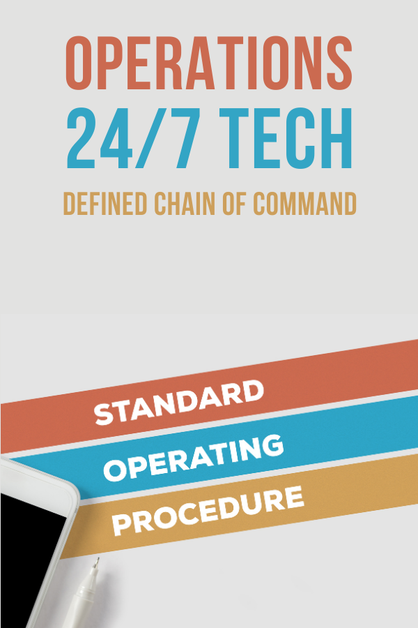 Defined chain of command