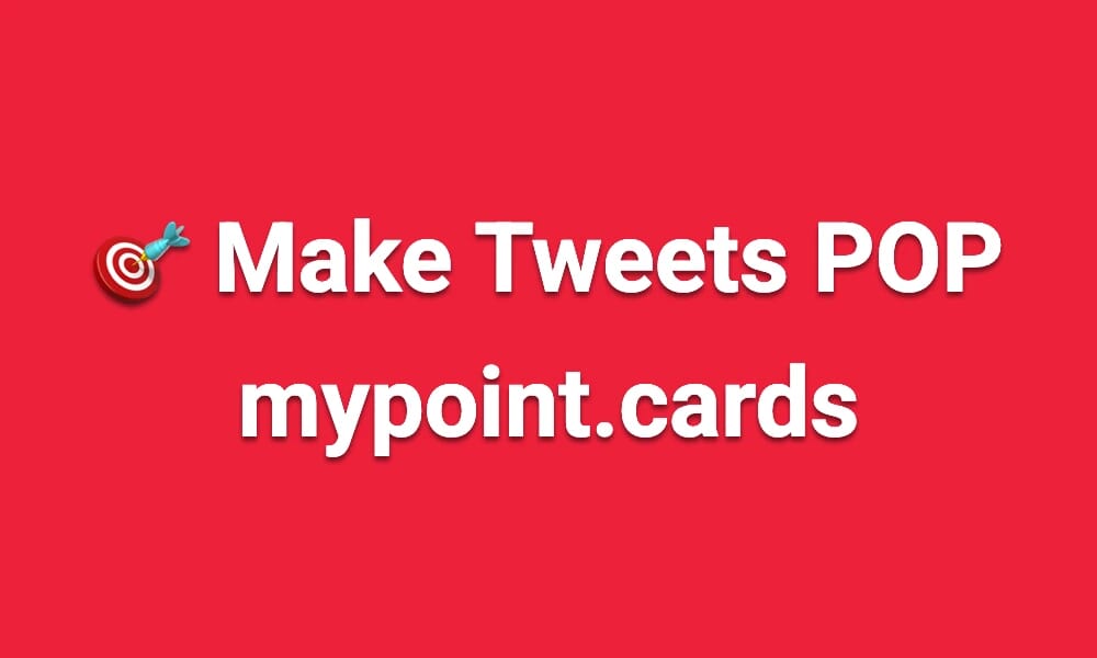 MyPoint Cards for X