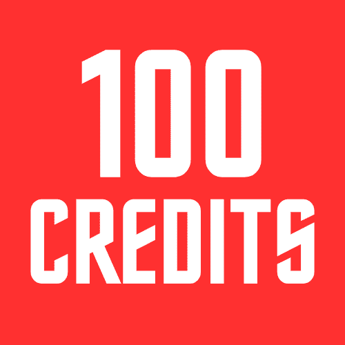 100 credits for $10